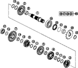 KTM EXHAUST PIPE NI. ''KTM523'' 2000 2005 125 EXC Sixdays 52305009100