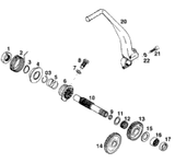 KTM EXHAUST PIPE NI. ''KTM523'' 2000 2001 200 EXC Singapore 52305009100