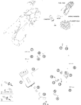 KTM PISTON KIT GR. II 450 EXC 14 14, As Required 2014 450 XCW 78130007010 II