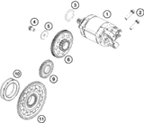 KTM Inner hub 2022 450 SMR Engine 79532102010