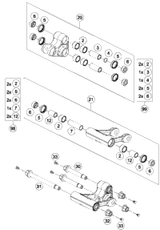 KTM VALVE KIT 690 ON DEMAND 2020 690 ENDURO R 76636030010