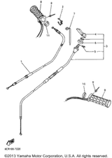 Rivet, Blind 1997 VMAX 600 SX (VX600SXA) 90267-40076-00