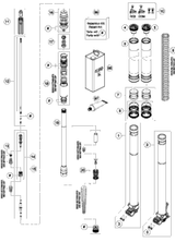 KTM FORK LEG R/S + TUBE CPL. 2017 300 XC 48601408S2