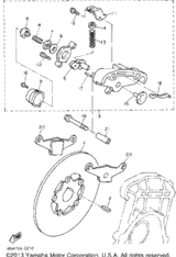 Bolt, Fitting 1995 VMAX-4 800 (VX800V) 86M-25833-00-00