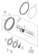 KTM Rim 4,5x18'' TL bl.w.sticker 2020 790 ADVENTURE WHITE 6031007010033A