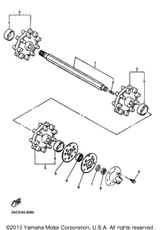 Bolt, Flange 1998 VK540 II (VK540EB) 95827-08014-00