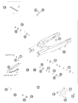 KTM EXHAUST PIPE 250 SX  2004 2005 250 SX 54805007100