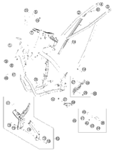 KTM EXHAUST PIPE 250 SX  2004 2004 2008 300 XC USA 54805007100
