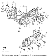 Pin, Dowel 1988 SNOSCOOT (SV80M) 99510-12016-00