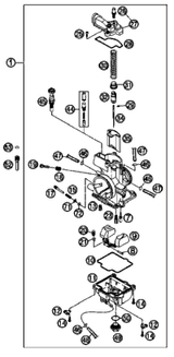 KTM CARB. KEIH. PWK 36S AG FK24 (As Required) 2010 300 XC-W 54831101844