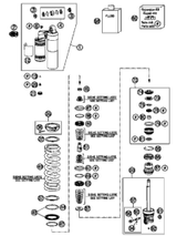 KTM MONOSHOCK BOTTOM PART CPL. 2013 250 XC 50180773SA1