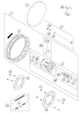KTM CYLINDER + PISTON 2011 50 SX Mini 45230038000