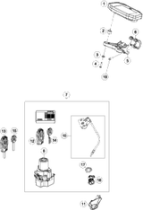 KTM CLUTCH HUB HOUSING CPL. 2018 1290 SUPER DUKE R WHITE - Chassis 61310010044