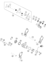 KTM CONNECTING ROD REPAIR KIT 2016 350 SXF 79230015044
