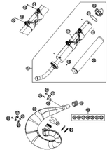 KTM EXHAUST MANIFOLD 2015 250 XC-W 54805107000