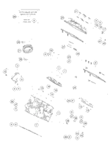 KTM GASKET KIT ENGINE KPL. 1290 SD 2016 1290 SUPERDUKE R ORANGE 61330099000