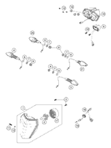 KTM SPEEDOMETER        10 10 2011 990 Adventure White ABS USA 60114169200