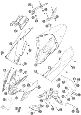 KTM SPEEDOMETER      07 07 2008 690 Super Moto 75014069000