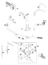 KTM SWINGARM CPL. 570MM ''4'' '94 1996 400 EGS 58303030144