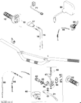 KTM SWINGARM CPL. 570MM ''4'' '94 94 1996 400 SC 58303030144