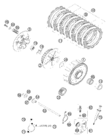 KTM AXLE CLAMP R/S + TUBE CPL.08 08 2008 85 SX 19/16 43570213S1