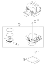 KTM throttle body 2020 500 EXC-F SIX DAYS 79741001000