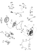 KTM EXHAUST MANIFOLD 2017 250 XC-W 55405007000