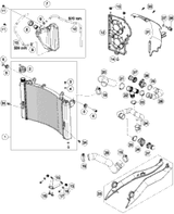 KTM WATER COOLER 2017 1290 SUPER ADVENTURE R 60335010100