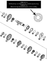 KTM CRANKSHAFT CPL. 200 EXC  2007 2007 200 XC 52330018200