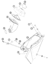 KTM REAR WHEEL ET 65SX   2012 2012 2015 65 SX 46210001144