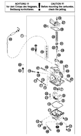KTM OUTER CLUTCH HUB 72-T CPL. 03 2007 250 SX 54832001072