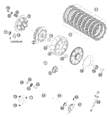 KTM OUTER CLUTCH HUB 72-T CPL. 03 2003 250 SXS 54832001072