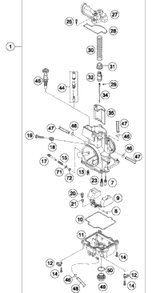 KTM OUTER CLUTCH HUB 72-T CPL. 03 2004 300 EXC 54832001072
