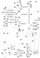 KTM OUTER TUBE L=550MM D=54/60 2017 1290 SUPER DUKE R WHITE 48600484