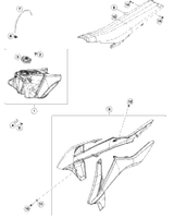 KTM FUEL TANK KPL. USA     17 2019 450 EXC-F SIX DAYS 7900711314499