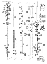 KTM AXLE CLAMP R/S + TUBE CPL.09 09 2009 250 XC-W 48600238S4