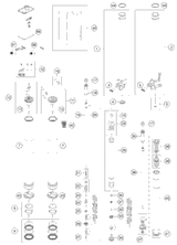 KTM AXLE CLAMP L/S + TUBE CPL. 2013 250 XCF-W 48600860SA