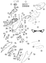 KTM Ignition lock Race-on 433MHz NEW PART 2019 1290 SUPER DUKE GT WHITE 61611266000