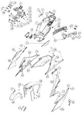 KTM Side case set 2017 1290 SUPER DUKE GT GREY 61412925100