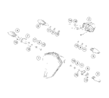 KTM Bottom triple clamp cmpl. x=16ámm 2024 450 SMR Chassis A38001032016C1