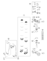 KTM SWINGARM PDS XC-W  2012 2012 2013 500 XC-W 78104030144
