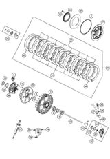 KTM Cylinder head cpl. 2021 450 SMR Engine 79536020044