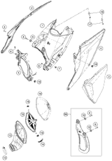 KTM REAR WHEEL CPL. 2,15X18''BLACK 2017 350 EXC-F 5041000104430