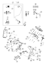 KTM Cylinder head front 2019 1290 SUPER DUKE R WHITE 6073602000024