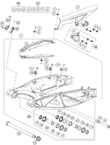 KTM ROTOR 2015 1290 SUPERDUKE R BLACK 60239105000