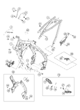 KTM Rear wheel cmpl. 1,85x16\ 85SX 2024 85 SX 19/16 Chassis 4721010104430"""