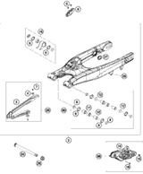 KTM FRONT WHEEL CPL.6X21''EXCEL XC 2012 200 XCW 51509001044