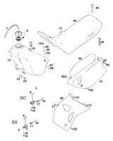 KTM SWING ARM CPL. PDS    2011 2011 2011 300 XC 51504030044