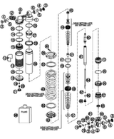 KTM SHOCK ABS. UPPER CPL. 09 2014 690 Enduro R 46180776S1