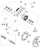 KTM CYLINDER AND PISTON 2020 250 XC-F 79030038000